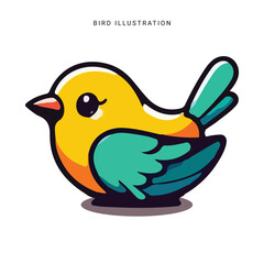 Obraz premium Colorful Birds Clip Art Collection bird illustration