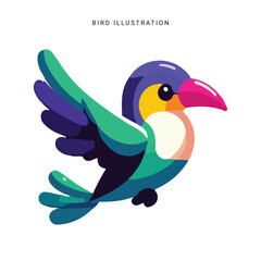 Obraz premium Colorful Birds Clip Art Collection bird illustration