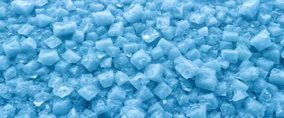 pile of ice cubes sitting on top of a table
