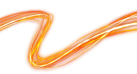 Futuristic Energy Flow with Neon Lines