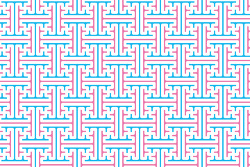 Repeating pattern “AYAORI”. Traditional Japanese pattern. Seamless. Colorful. Suitable for backgrounds and wrapping paper.	
