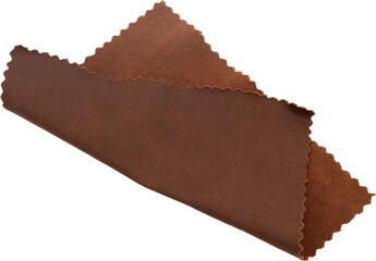 Two shades of brown fabric