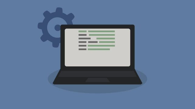 Cybersecurity Concept with Laptop