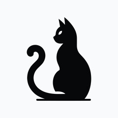 cat silhouette vector
