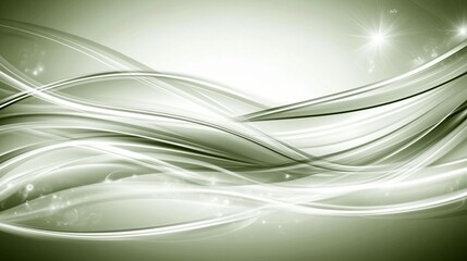 Naklejka premium Abstract green gray wavy texture background seamless flowing design