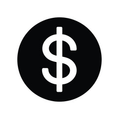 dollar cash icon for financial apps and websites transparent png
