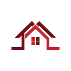 house icon vector illustration logo design 