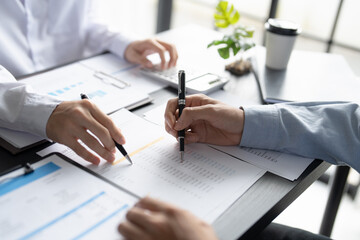Business People Meeting Design Ideas professional investor working new start up project. Concept....