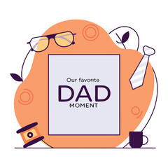 Our Favorite Dad Moment - Custom Memory Card, Heartfelt Father's Day Printable, Personalized Dad Appreciation Gift, Cherished Family Memory Design