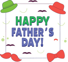 Happy Father's Day Greeting Card - Printable Dad Card Design, Custom Father's Day Gift Idea, Heartfelt Dad Appreciation Message