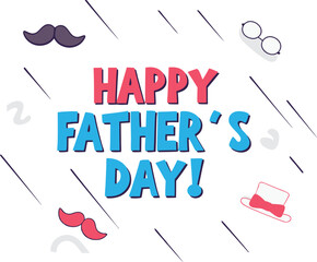 Happy Father's Day Greeting Card - Printable Dad Card Design, Custom Father's Day Gift Idea, Heartfelt Dad Appreciation Message