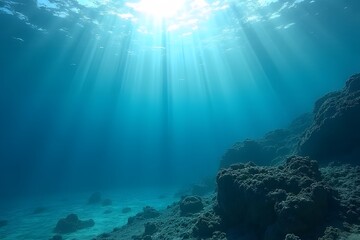 Colorful coral reef in the Red Sea with diverse marine life and clear tropical waters