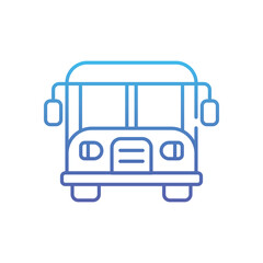 School Bus  Vector icon
