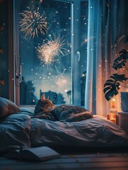 Cozy Bedroom, Fireworks