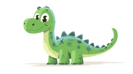 Obraz premium Cute cartoon dinosaur (137)