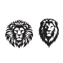 Lion Face Vector Silhouette Set

Black and White Lion Head Icons

Minimal Lion Face Illustration
