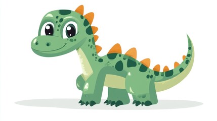 Cute cartoon dinosaur (161)