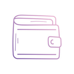 Wallet icon vector stock illustration