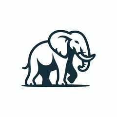 elephant logo vector illustration