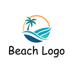 Fototapeta premium Beach Logo