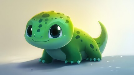 Cute cartoon lizard (26)