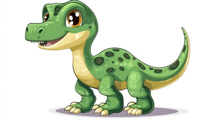 Fototapeta premium Cute dinosaur cartoon (1)