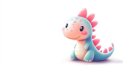 Obraz premium Cute dinosaur illustration (50)