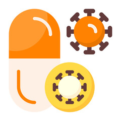 Antibiotic Flat Icon