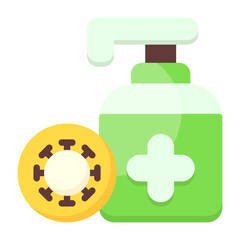 Antiseptic Flat Icon