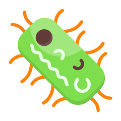 Bacterium Flat Icon