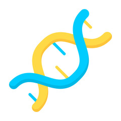 DNA Flat Icon