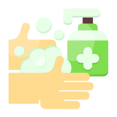 Handwash Flat Icon