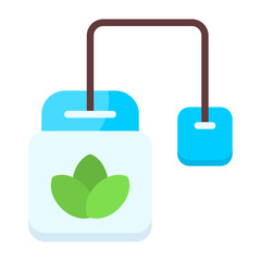 Obraz premium Herbs Bag Flat Icon