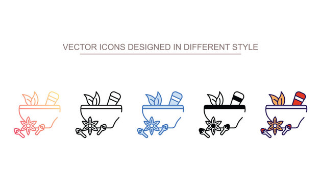 Spices icon design with white background stock illustration