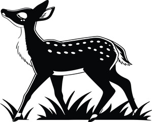 deer silhouette vector