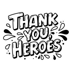 Fototapeta premium Bold, stylized typography, perfect for inspirational posters or social media graphics. Ideal for appreciation campaigns, education, or related themes.