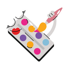 Water color Vector Sticker. Eps 10 File 