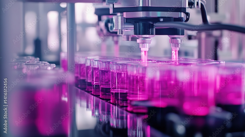 Poster a high-tech packaging system using robotics to streamline operations.