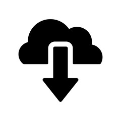 クラウドからダウンロードするイメージのアイコン