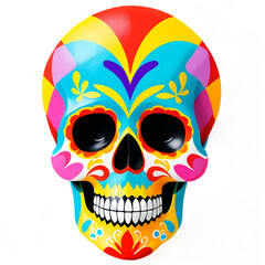 Colorful Sugar Skull