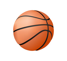 A Basketball Ball cartoon illustration vector. Basketball ball icon. Sport equipment, training or sport store icon for website, banners. Modern design