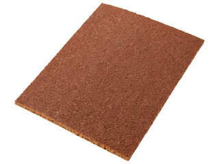 Sandpaper isolated transparent background	
