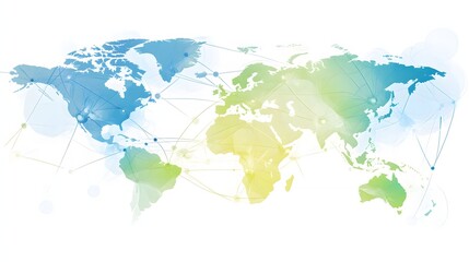 illuminated Matrix: Visualizing the Digital Pulse of a Connected World