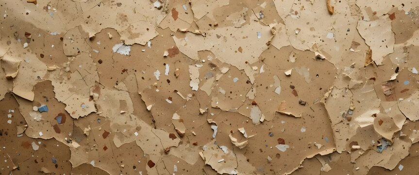 Natural Brown Paper Texture with Recycled Materials