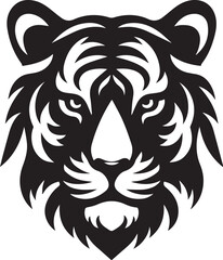 silhouette tiger illustration