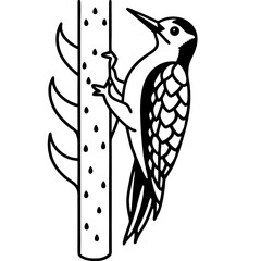 vector illustration of a bird