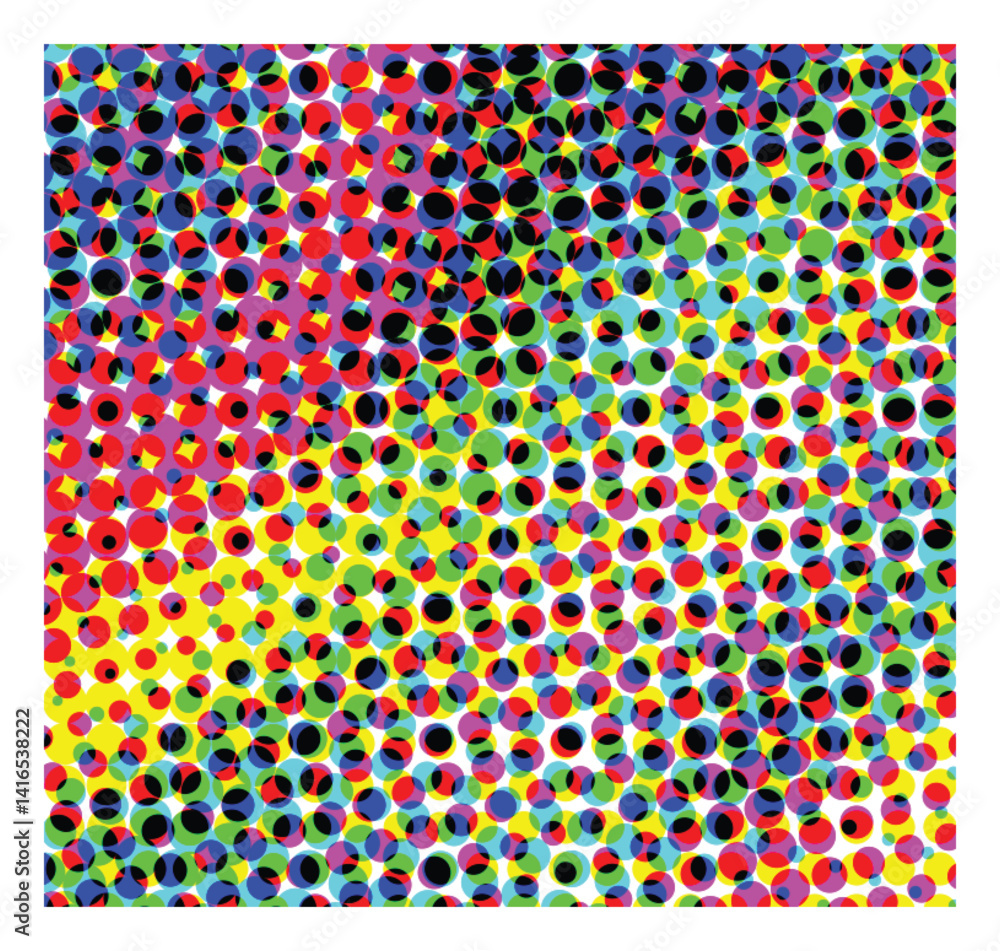 Poster abstract halftone vector background with dots
