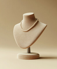 Accessory display stand, spotlighted, luxurious, realistic -