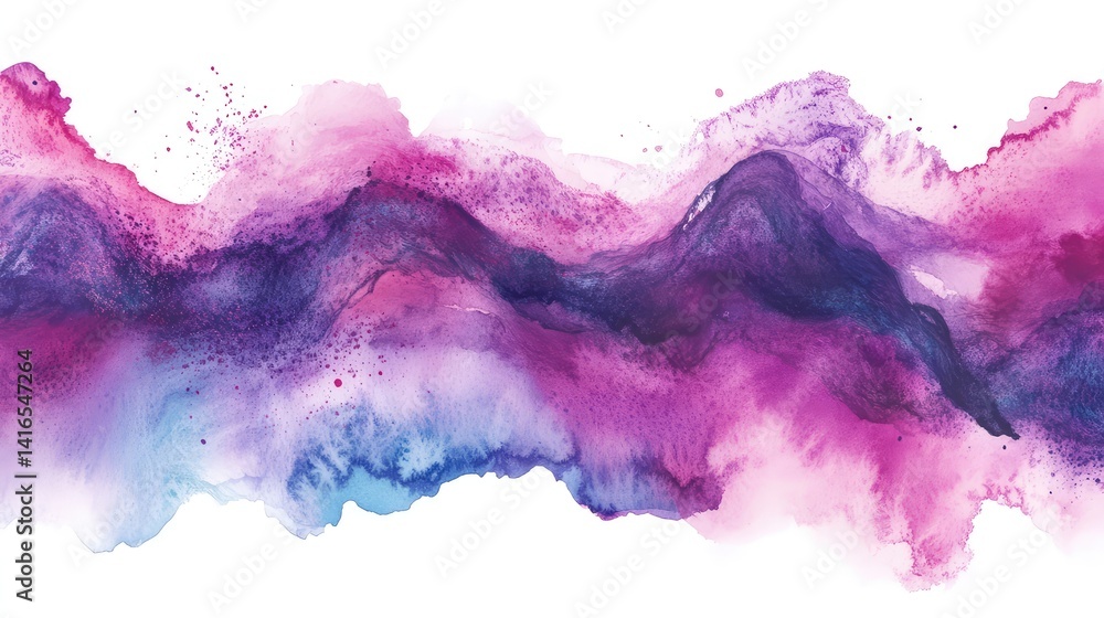 Poster soft watercolor clouds blending into the sky, symbolizing limitless imagination and creative thought