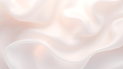 Obraz premium 優美に波打つ淡いシルク生地274